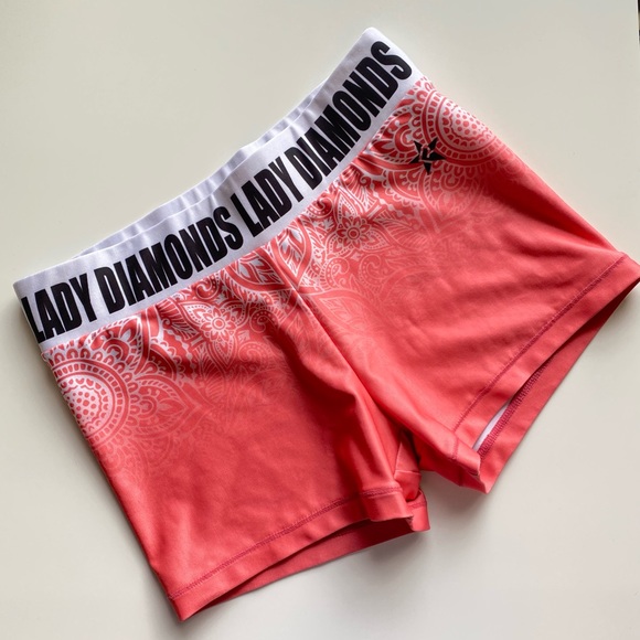 Cheer Athletics Orange Practice Wear Shorts - Picture 4 of 8